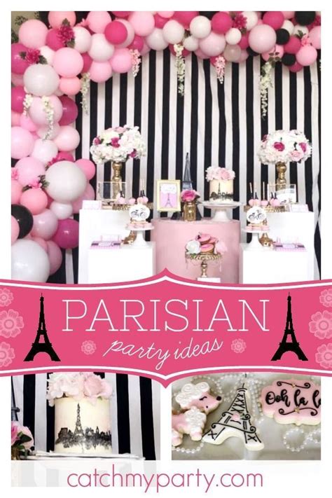 French Parisian Birthday A Night In Paris Catch My Party