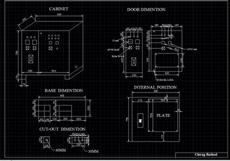 Fabrication Drawing Of Electrical Panel