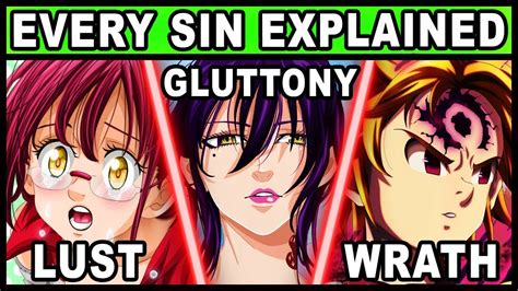 Every Characters Sin Explained Seven Deadly Sins Nanatsu No Taizai