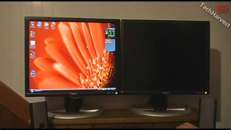 Setting Up Dual Monitors On One Desktop Pc Youtube