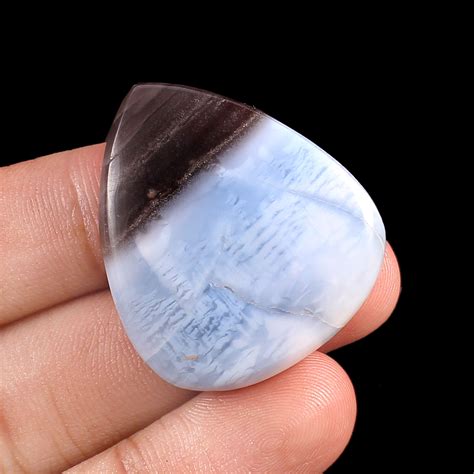Natural Blue Opal Gemstone Blue Opal Cabochon Loose Gemstone Etsy