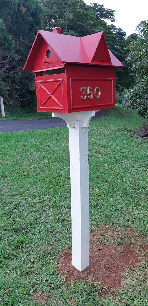Just Installed Our Beautiful New Letterbox Designed And Made By Us