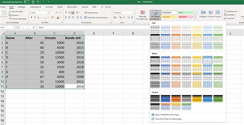 Excel Tabelle Schnell Und Einfach Excel Tabellen Erstellen Ionos