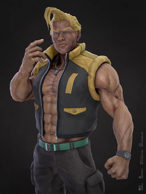 Charlie Nash Street Fighter Fanart Zbrushcentral