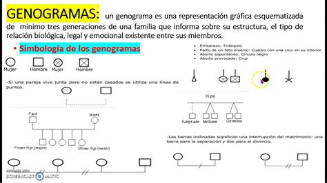 SimbologÍa De Los Genogramas Youtube