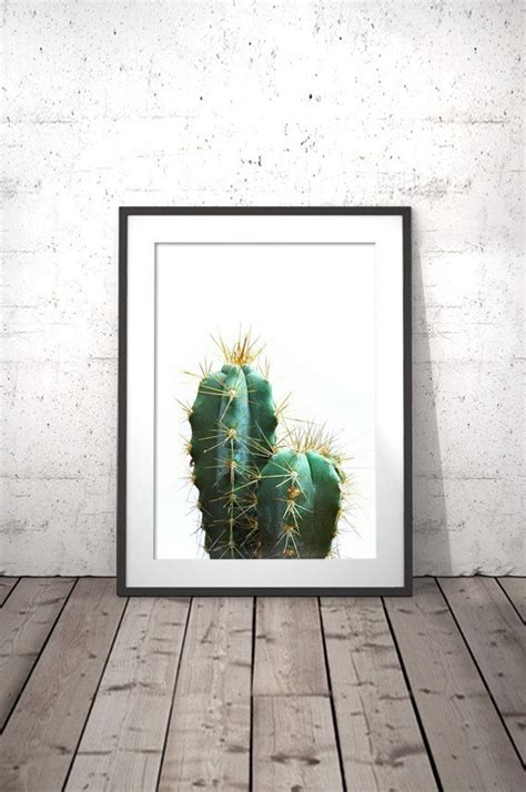Cactus Print Succulent T Large Wall Art Digital Download