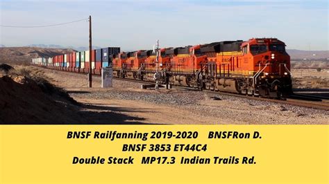 3853 S Train Bnsfron D High Desert Railfanning Youtube