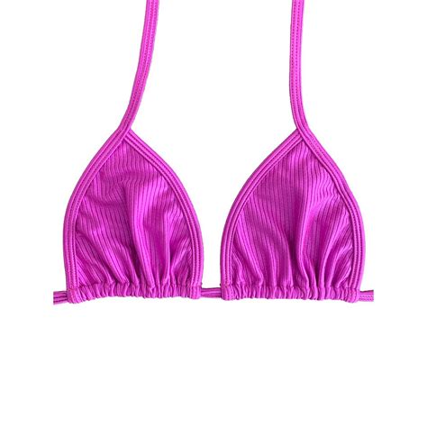 Top Cortininha Com Abertura Para Bojo Basic Rosa Charme Solar Bikinis