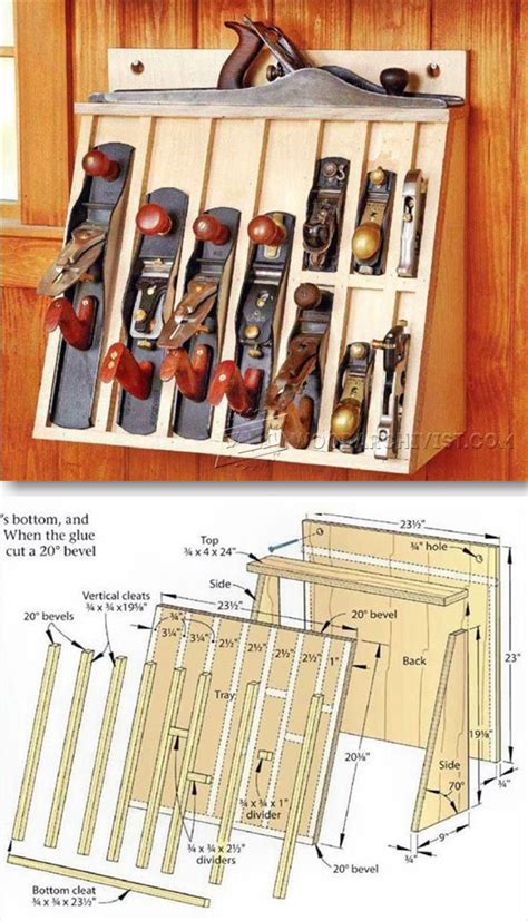 Download Hand Plane Storage Ideas Images Diy Wood Project