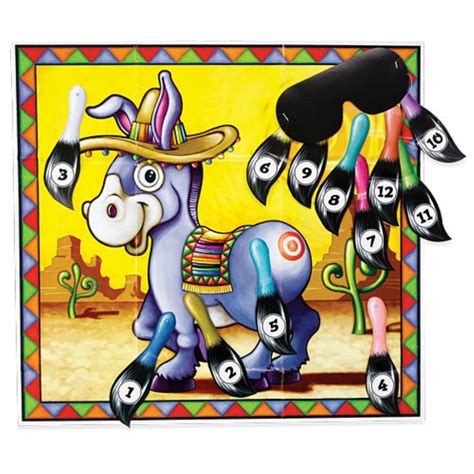 Pin The Tail On The Donkey Game Indoor Party Games Kids Party Games