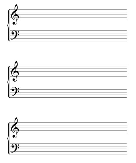 Piano Staff Paper Template For Penultimate