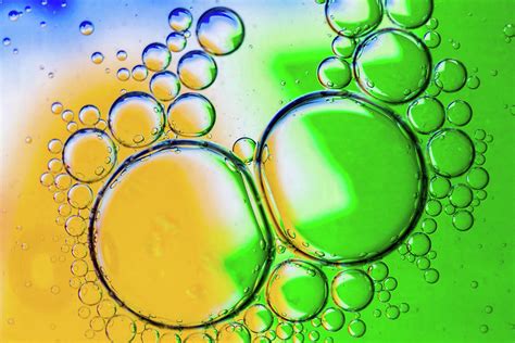 Abstract Pastel Background Of Oil Bubbles On Water 4 Photograph By
