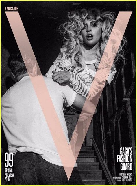 Lady Gaga And Taylor Kinney Pose For The Cover Of V Magazine‘s New