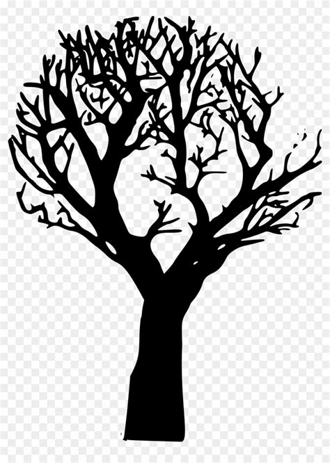 Thorns Clipart Scary Black Tree Vector Png Transparent Png 129361