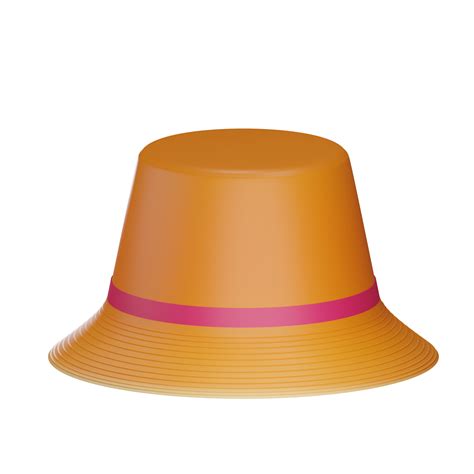 3d Beach Hat Object With Transparent Background 8496424 Png