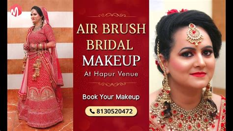 indian beautiful airbrush bridal makeup by meribindiya team at hapur ven bridal makeup