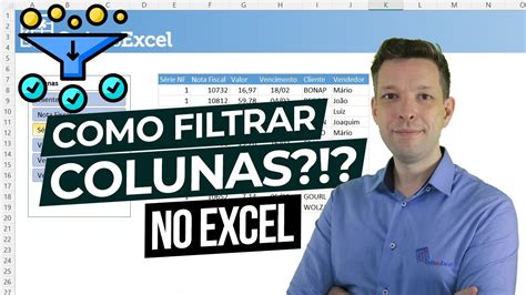 Filtro Horizontal Excel Como Filtrar Colunas No Excel YouTube