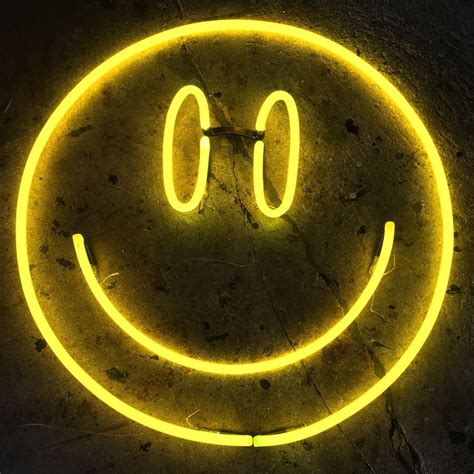 Neon Smiley By Neon Artist Andy Doig Ready To Hang