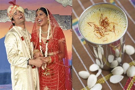 Suhagraat Hindu Ritual Of Serving Milk On Suhagraat Wedding Night