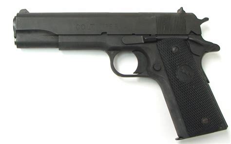 Colt 1991a1 45 Acp Caliber Pistol Stock Military Model In Very Good