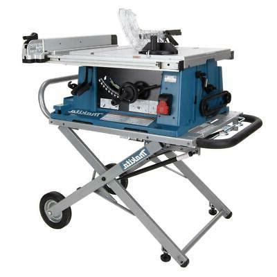 A contractor table saw is one that can run for hours, transports or at least moves easily without getting jostled out of alignment, and is flexible enough to be put to use in a variety of ways. Makita 2705X1 10-Inch Contractor Table Saw with Stand
