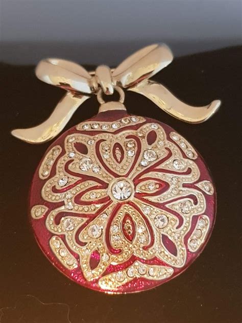 Jewellery Monet Vintage Gold Plated Christmas Ornament Catawiki