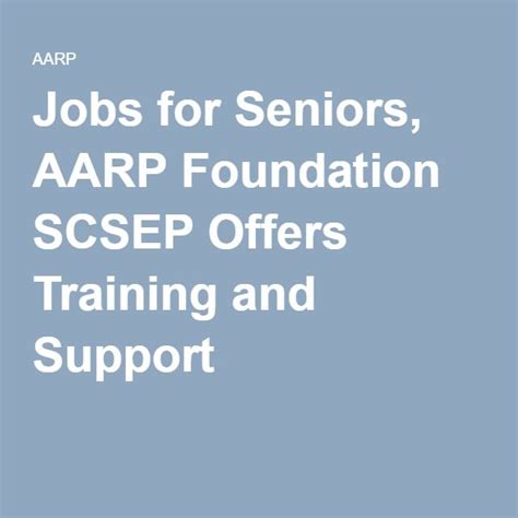 Jobs For Seniors Aarp Foundation Scsep Offers Training And Support