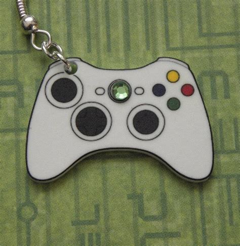 Girl Gamer Xbox 360 Video Games Controller Earrings Geeky Etsy