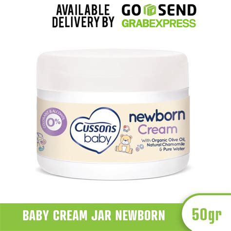Cussons Baby Cream 50gr Jar Newborn Shopee Indonesia