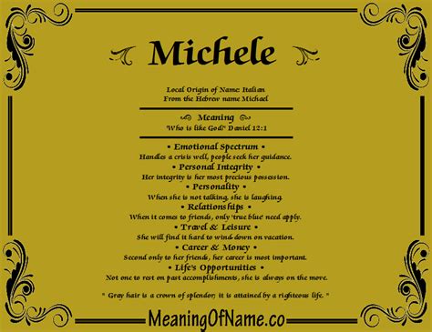 michele meaning of name