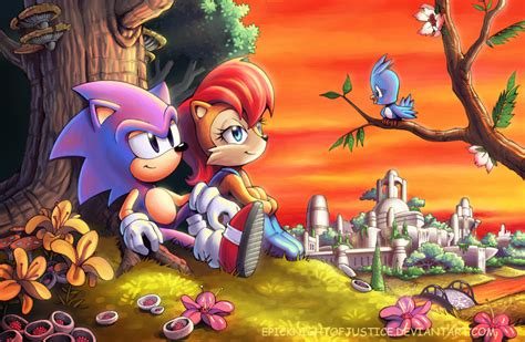 Sonic And Sally Sonic The Hedgehog Fan Art 30810252 Fanpop