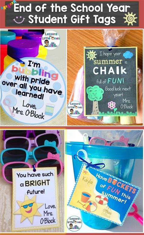 End Of The Year T Tags And Student T Ideas Editable 26 Designs