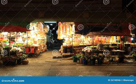 Fresh Outdoor Flower Market In Korat Editorial Photo Image Of Local