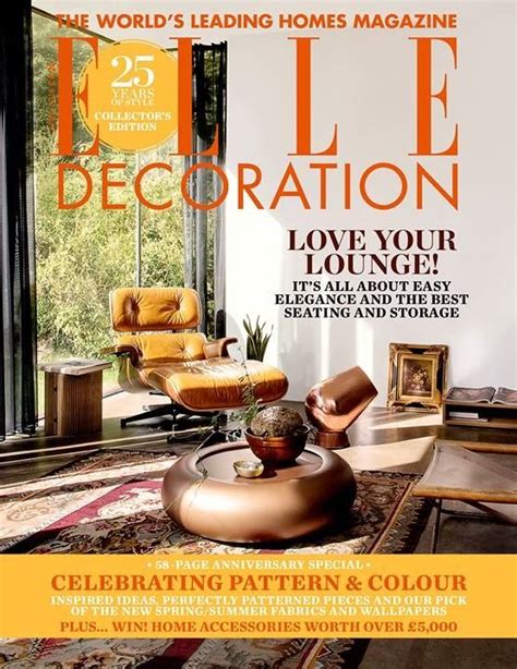 Sneak Peak At The Best Interior Design Magazines April Issues Elle