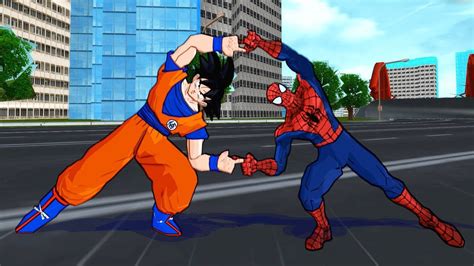 Spiderman And Goku Fusion Spider Goku Dbz Tenkaichi 3 Mod Youtube