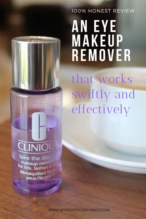 Review Of Clinique Take The Day Off Makeup Remover For Lids Lashes And Lips Mybeautycravings