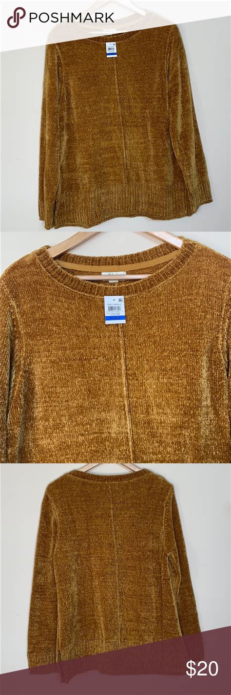 Style And Co Chenille Spiced Cumin Style And Co Sweaters For Women Style