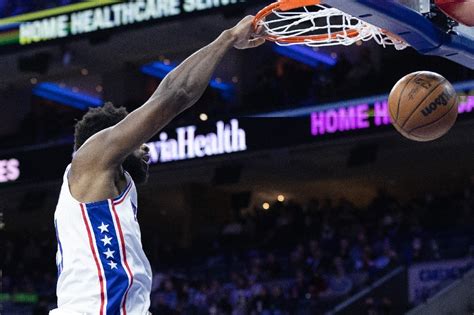 Nba Joel Embiid Pours In 50 Points As 76ers Top Magic Abs Cbn News