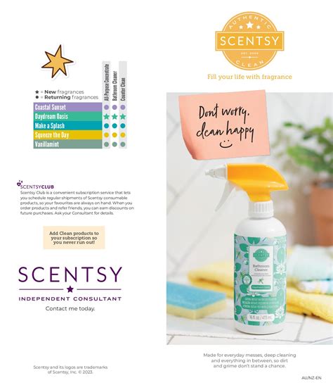 Calaméo Scentsy Clean Brochure 2023