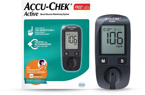 Buy Accu Chek Active Glucometer Kit With Free Strips Online Get