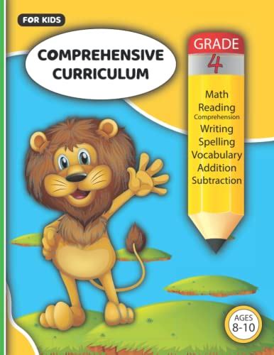 Comprehensive Curriculum Grade 4 4th Grade Workbooks All Subjects