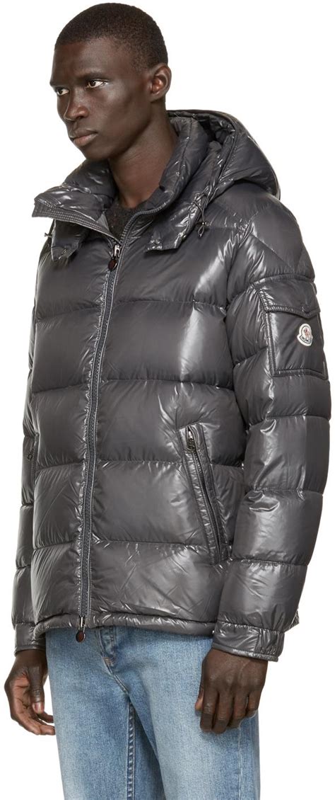 Moncler Quilted Down Maya Jacket In Grey For Men Lyst