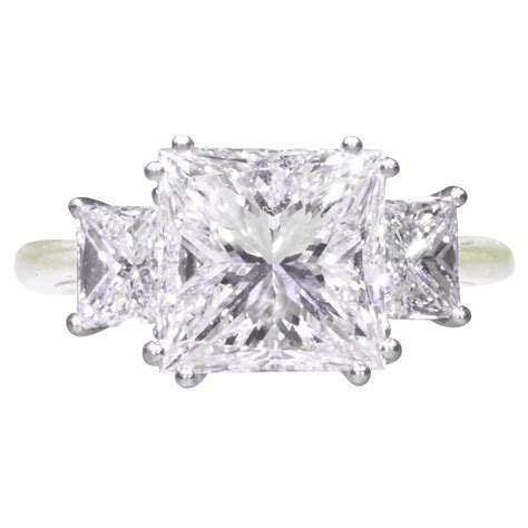 Princess Cut Diamond Ring Shapur Mozaffarian San Francisco Fine