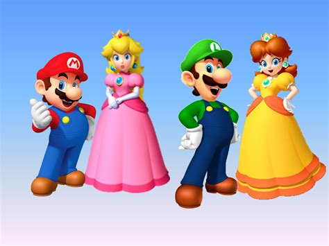 Mario Peach Luigi And Daisy Wallpaper By 9029561 On Deviantart