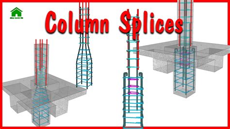 How To Column Splice Design Details Green House Construction Youtube