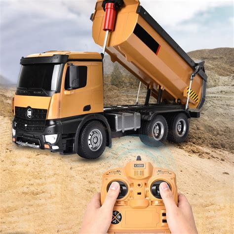 Filfeel 114 Rc Truck 10‑ch Remote Control Dump Truck Engineering Car