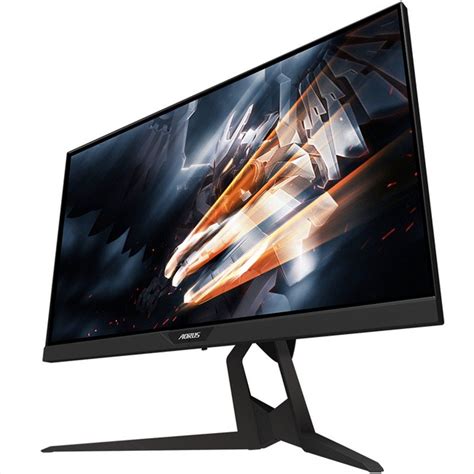 Looking at the front of the monitor, you'll notice an angular design that's similar to some of acer's predator units. Monitor Gaming Gigabyte Aorus FI27Q-EK 27'' LED/IPS