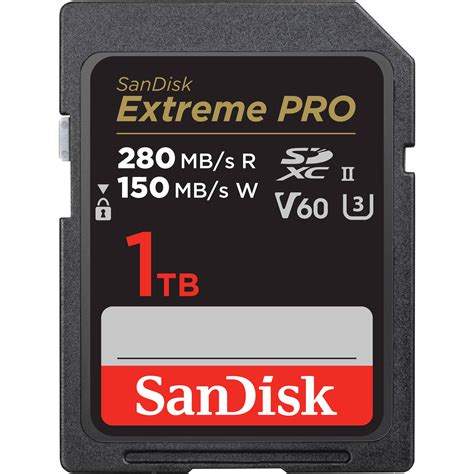 Sandisk 1tb Extreme Pro Uhs Ii Sdxc Memory Card