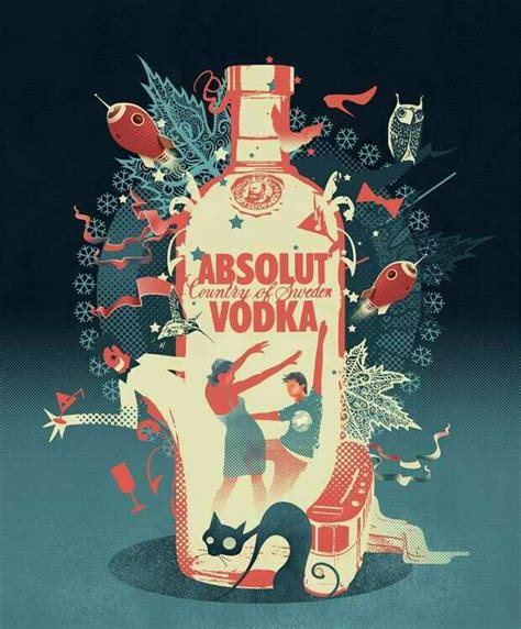 Absolut Graphic Poster Graphic Design Typography Graphic Design