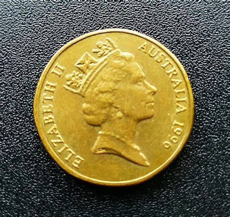 1996 Australian 1 Dollar Coin Father Of Federation Sir Henry Parkes